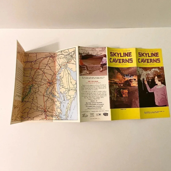Vintage Caverns Virginia Grand Endless Skyline Shenandoah  Brochures Pamphlets - Picture 11 of 16